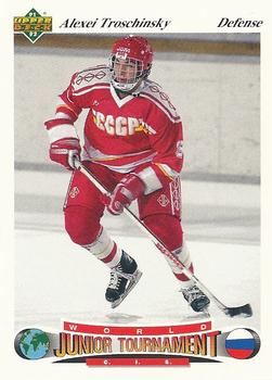 1991-92 Upper Deck Czech World Juniors #6 Alexei Troschinsky Front