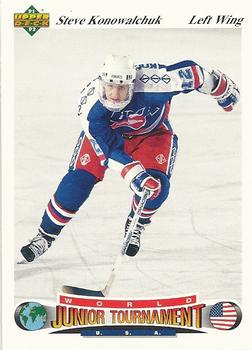 1991-92 Upper Deck Czech World Juniors #73 Steve Konowalchuk Front