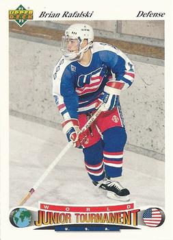1991-92 Upper Deck Czech World Juniors #78 Brian Rafalski Front