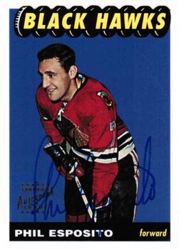 1998-99 Topps - Blast From The Past Autographs #10 Phil Esposito Front