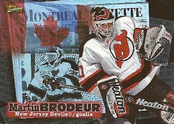 1998-99 Topps - Local Legends #L6 Martin Brodeur Front