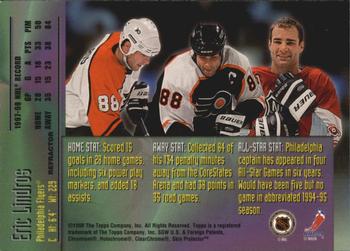 1998-99 Topps - Mystery Finest Silver Refractors #M9 Eric Lindros Back
