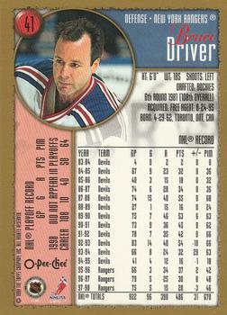 1998-99 Topps - O-Pee-Chee #41 Bruce Driver Back
