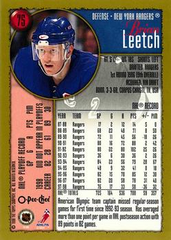 1998-99 Topps - O-Pee-Chee #75 Brian Leetch Back