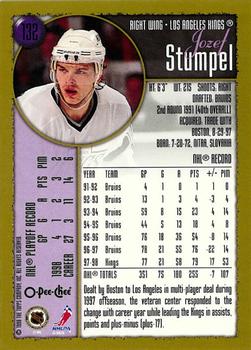 1998-99 Topps - O-Pee-Chee #132 Jozef Stumpel Back