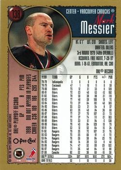 1998-99 Topps - O-Pee-Chee #138 Mark Messier Back