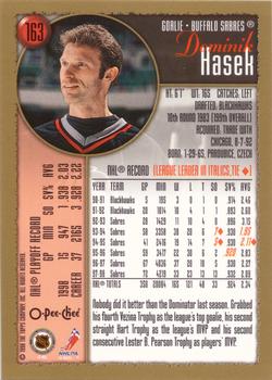 1998-99 Topps - O-Pee-Chee #163 Dominik Hasek Back