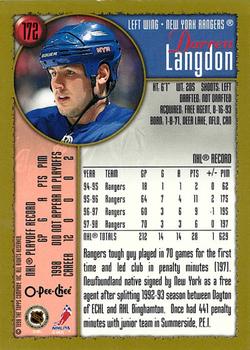1998-99 Topps - O-Pee-Chee #172 Darren Langdon Back