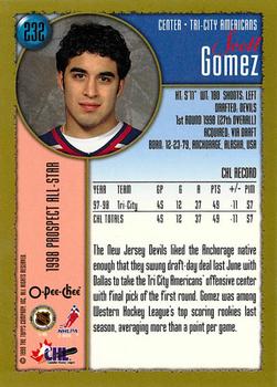 1998-99 Topps - O-Pee-Chee #232 Scott Gomez Back