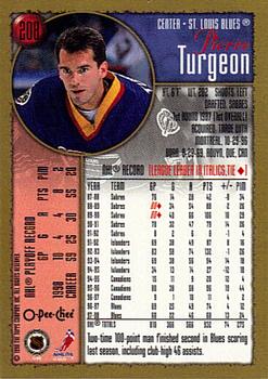 1998-99 Topps - O-Pee-Chee #208 Pierre Turgeon Back