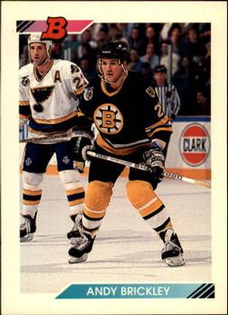 1992-93 Bowman #17 Andy Brickley Front