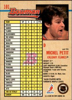 1992-93 Bowman #101 Michel Petit Back