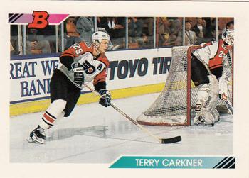 1992-93 Bowman #129 Terry Carkner Front