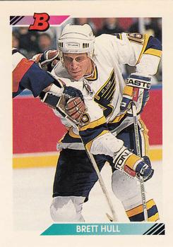 1992-93 Bowman #186 Brett Hull Front