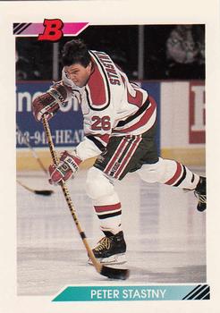 1992-93 Bowman #249 Peter Stastny Front