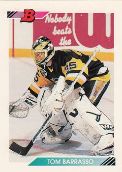 1992-93 Bowman #250 Tom Barrasso Front