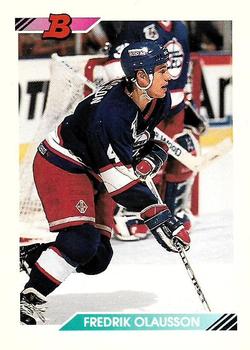 1992-93 Bowman #295 Fredrik Olausson Front