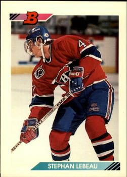 1992-93 Bowman #346 Stephan Lebeau Front