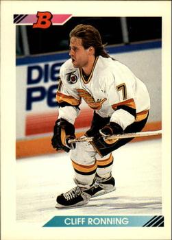 1992-93 Bowman #411 Cliff Ronning Front