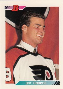 1992-93 Bowman #442 Eric Lindros Front