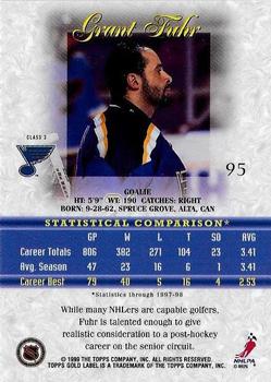 1998-99 Topps Gold Label - Class 3 #95 Grant Fuhr Back