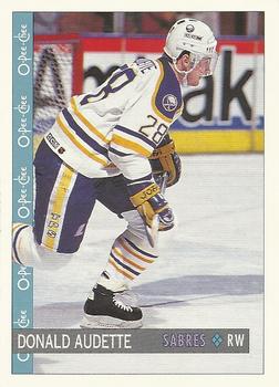 1992-93 O-Pee-Chee #117 Donald Audette Front