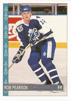 1992-93 O-Pee-Chee #136 Rob Pearson Front