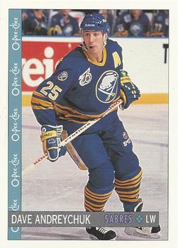 1992-93 O-Pee-Chee #141 Dave Andreychuk Front