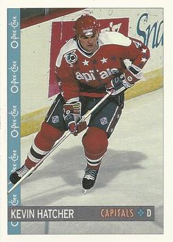 1992-93 O-Pee-Chee #145 Kevin Hatcher Front