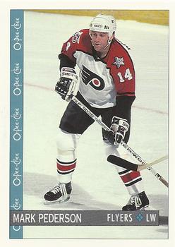 1992-93 O-Pee-Chee #157 Mark Pederson Front