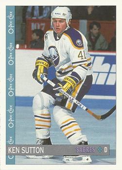 1992-93 O-Pee-Chee #165 Ken Sutton Front