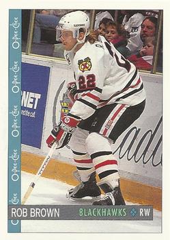 1992-93 O-Pee-Chee #170 Rob Brown Front