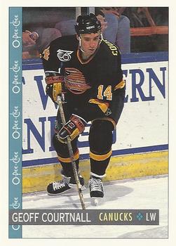 1992-93 O-Pee-Chee #176 Geoff Courtnall Front