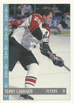 1992-93 O-Pee-Chee #180 Terry Carkner Front