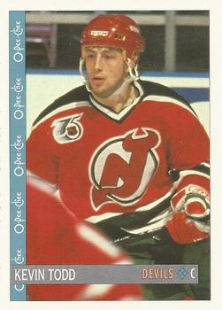 1992-93 O-Pee-Chee #1 Kevin Todd Front