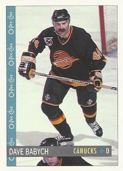 1992-93 O-Pee-Chee #213 Dave Babych Front