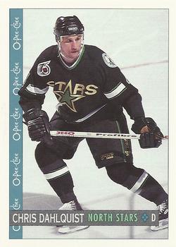 1992-93 O-Pee-Chee #22 Chris Dahlquist Front
