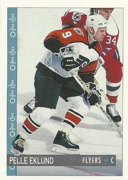 1992-93 O-Pee-Chee #242 Pelle Eklund Front