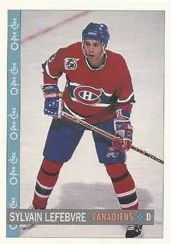 1992-93 O-Pee-Chee #303 Sylvain Lefebvre Front