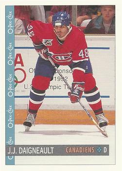 1992-93 O-Pee-Chee #304 J.J. Daigneault Front