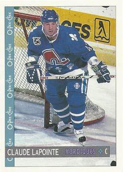 1992-93 O-Pee-Chee #320 Claude LaPointe Front
