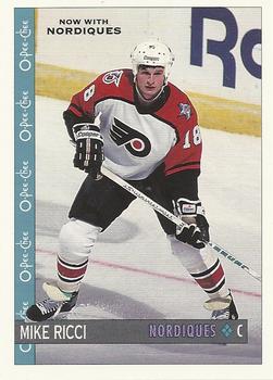 1992-93 O-Pee-Chee #329 Mike Ricci Front