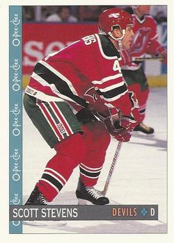 1992-93 O-Pee-Chee #336 Scott Stevens Front