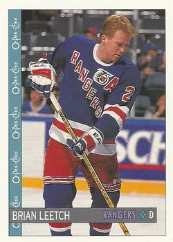 1992-93 O-Pee-Chee #378 Brian Leetch Front