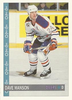 1992-93 O-Pee-Chee #56 Dave Manson Front