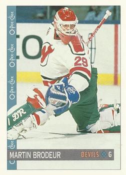 1992-93 O-Pee-Chee #59 Martin Brodeur Front