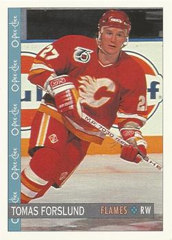 1992-93 O-Pee-Chee #70 Tomas Forslund Front