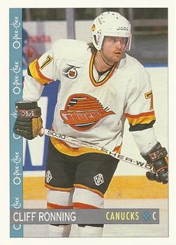 1992-93 O-Pee-Chee #94 Cliff Ronning Front
