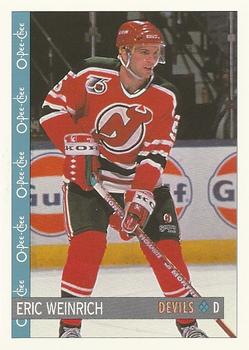 1992-93 O-Pee-Chee #95 Eric Weinrich Front