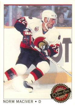 1992-93 O-Pee-Chee Premier #107 Norm Maciver Front